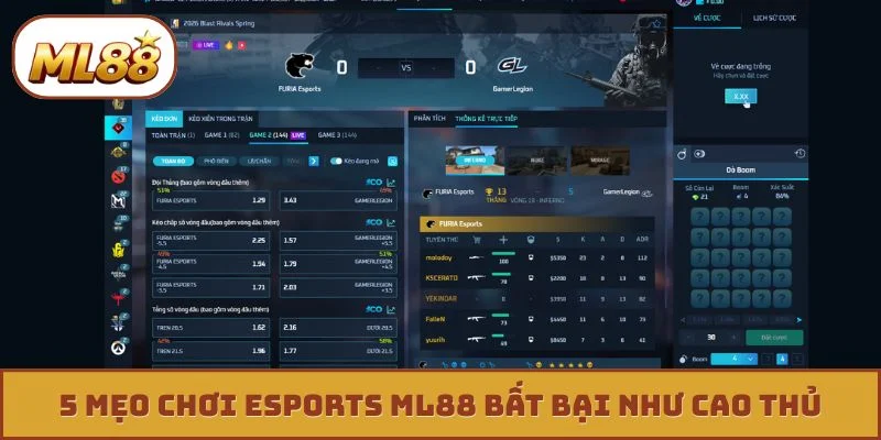 Esports ML88 5 mẹo chơi Esports ML88 bất bại như cao thủ