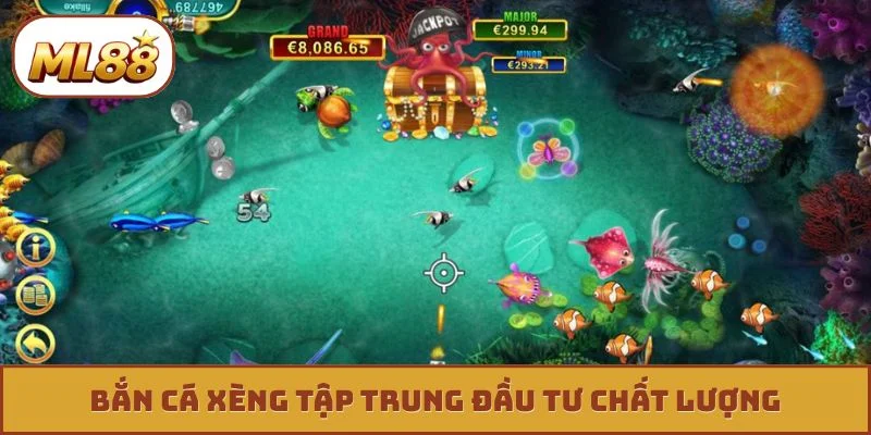 Bắn Cá Xèng - Chinh Phục Kho Báu Khổng Lồ Độc Quyền Bắn cá xèng tập trung đầu tư chất lượng